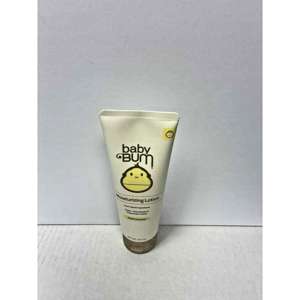 Baby Bum Moisturizing Lotion 8oz. Green Coconut Natural Fragrance E6B